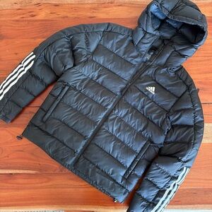 Adidas Black Quilted Puffer Jacket